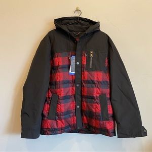 PENDLETON Men’s Hooded Buffalo Plaid Water Resist Duck Down Filled